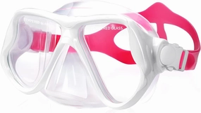 Keary Swimming Goggles Snorkel Diving Mask for Adult Men Women Youth, Anti-Fog 180Clear View Swim Goggles with Nose Cover