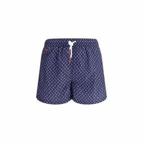 Kiton Logoed Men's Swimshorts