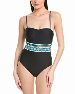 La Blanca Running Reversible Bandeau One-Piece