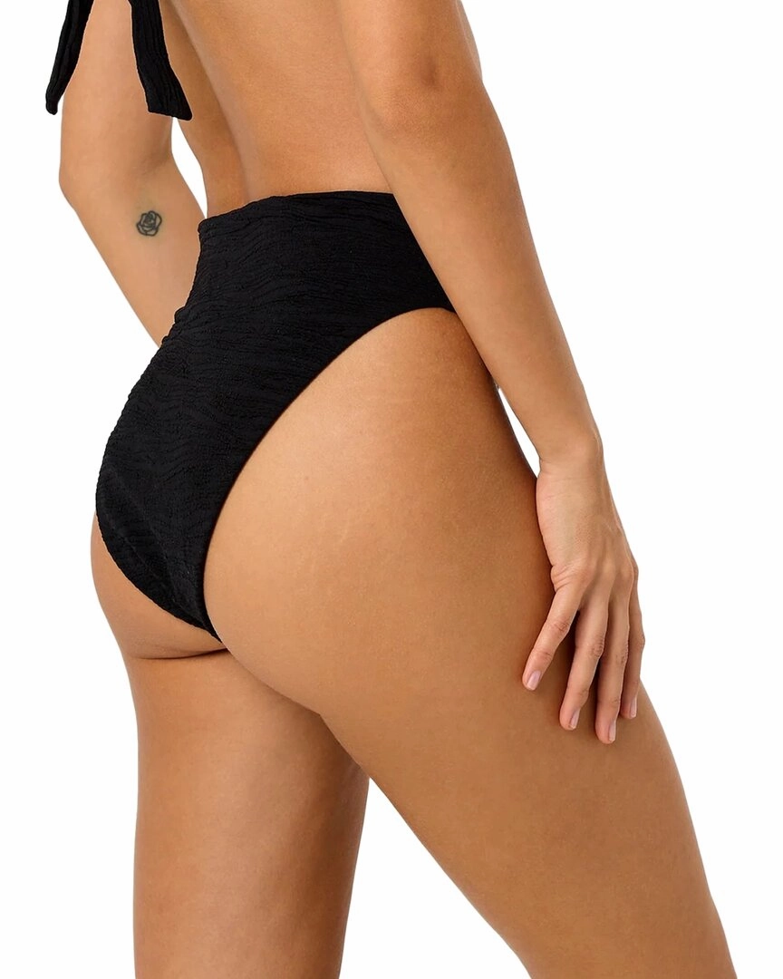 La Porte Monica High-Waisted Cheeky Bikini Bottom
