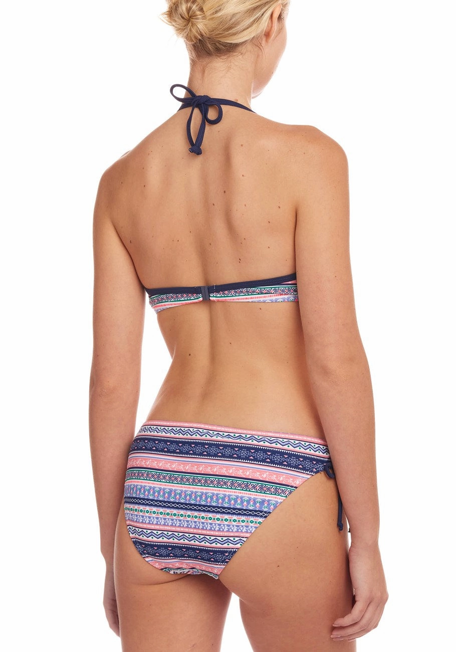 LASCANA Women's Printed Push Up Bikini Top