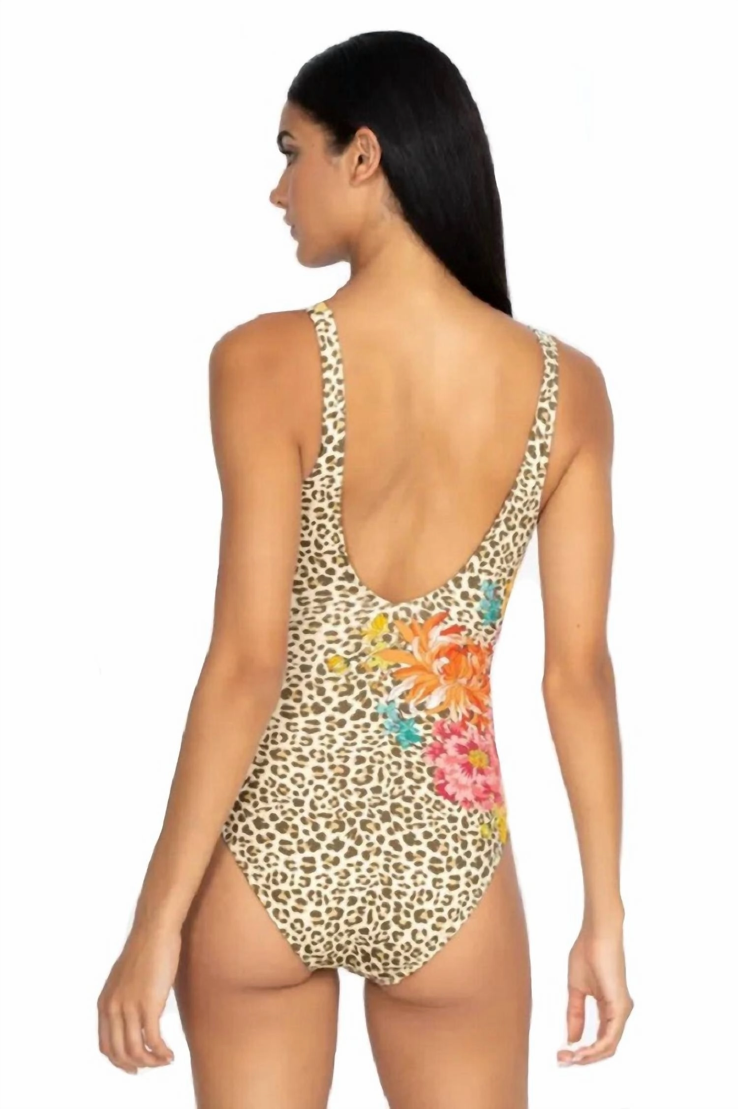 Leopard Wrap One Piece In Multi