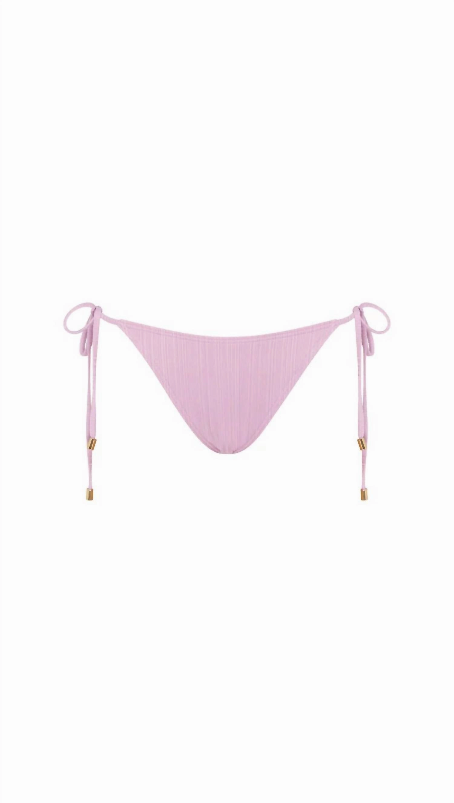 Lilac Side Tie Bottoms