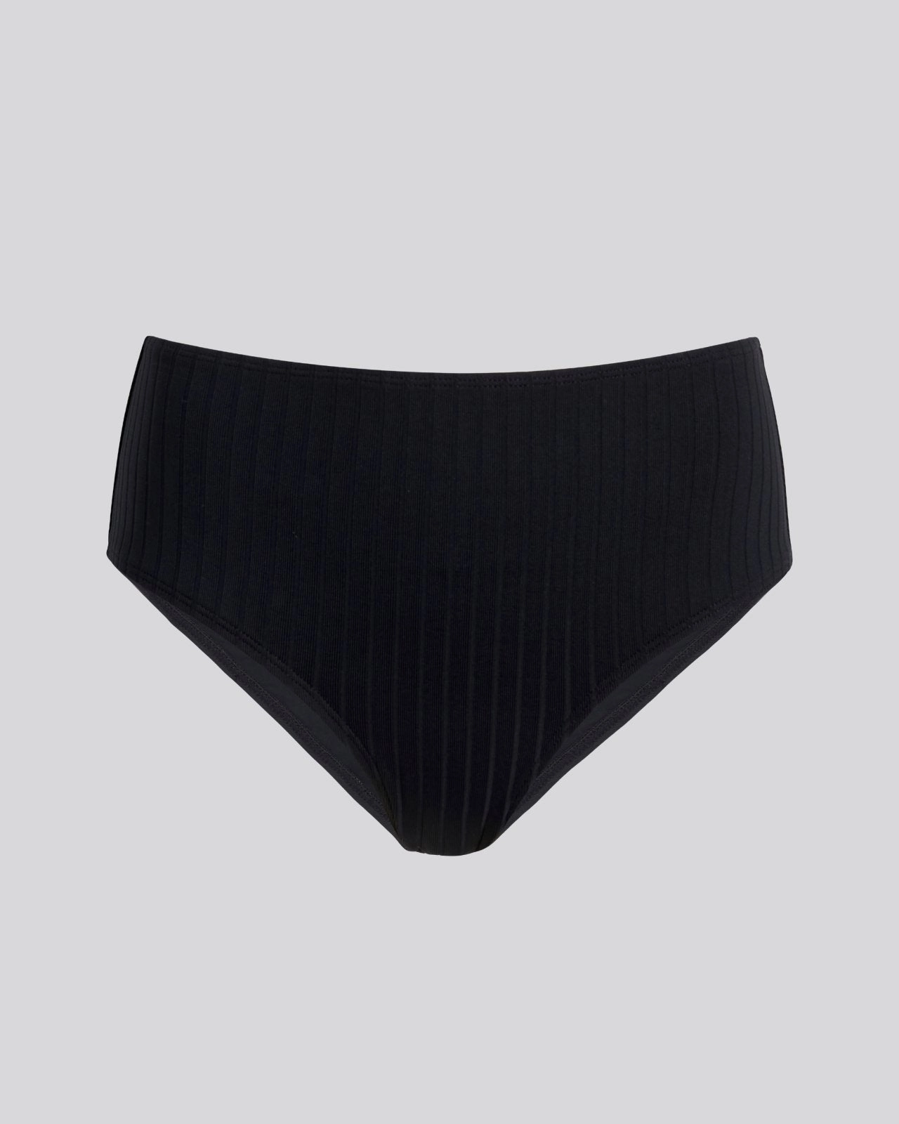 Lilo Ribbed Bikini Bottom Noir