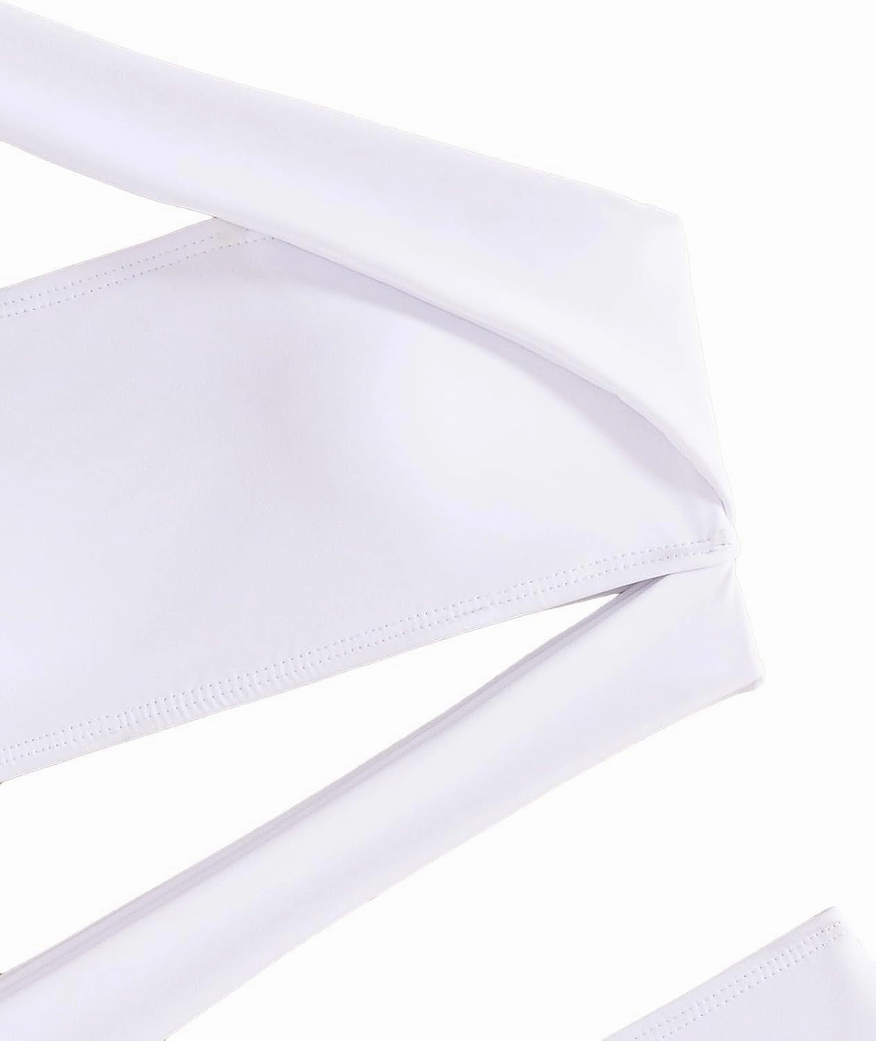 Lilosy Sexy Cutout Tube High Waist Bandeau Bathing One Piecce Swimsuit