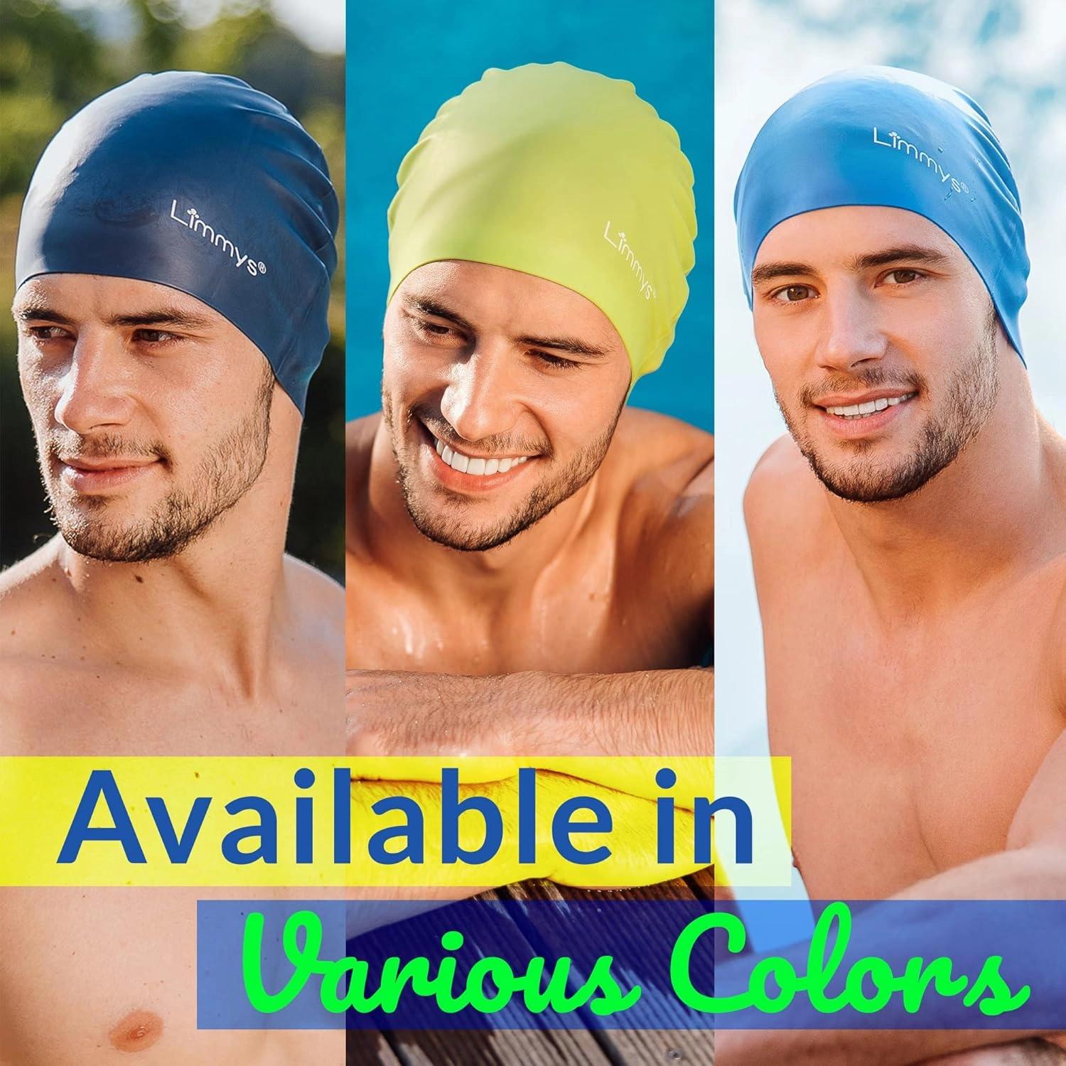 Limmys Premium Swim Cap for Adults  Soft Silicone Swimming Cap for Women & Men  Comfortable, Streamlined Fit, Chlorine Resistant & Hypoallergenic  Trusted by Swimmers Worldwide