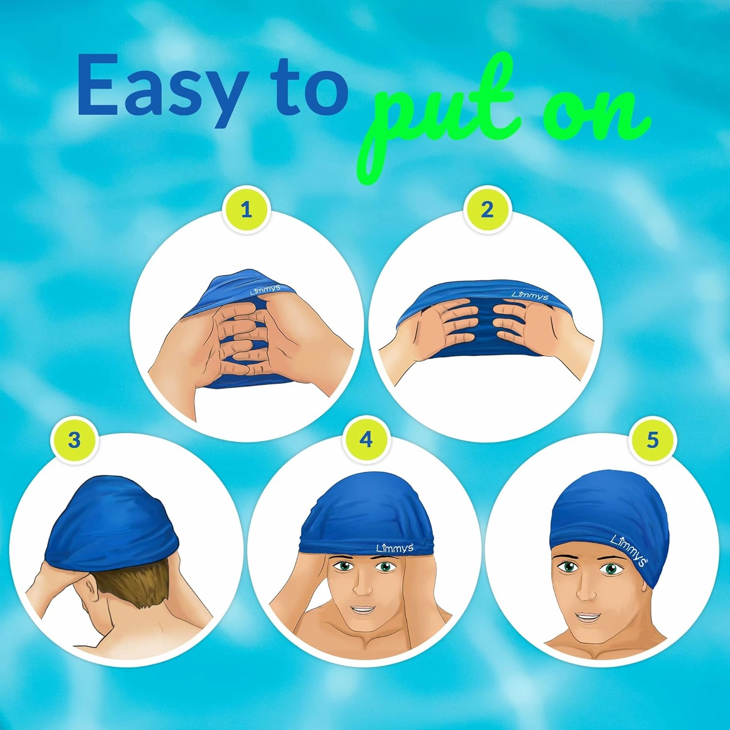 Limmys Premium Swim Cap for Adults  Soft Silicone Swimming Cap for Women & Men  Comfortable, Streamlined Fit, Chlorine Resistant & Hypoallergenic  Trusted by Swimmers Worldwide