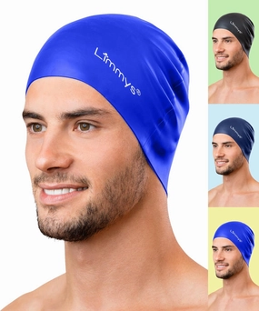 Limmys Premium Swim Cap for Adults  Soft Silicone Swimming Cap for Women & Men  Comfortable, Streamlined Fit, Chlorine Resistant & Hypoallergenic  Trusted by Swimmers Worldwide