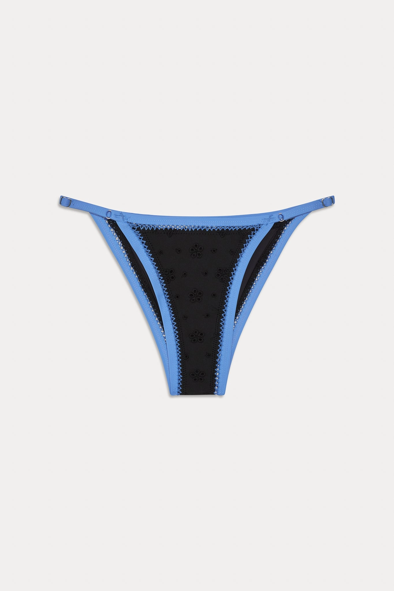 Luna Cheeky Eyelet Bikini Bottom - Eclipse