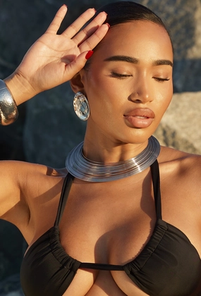Lynx Choker - Silver