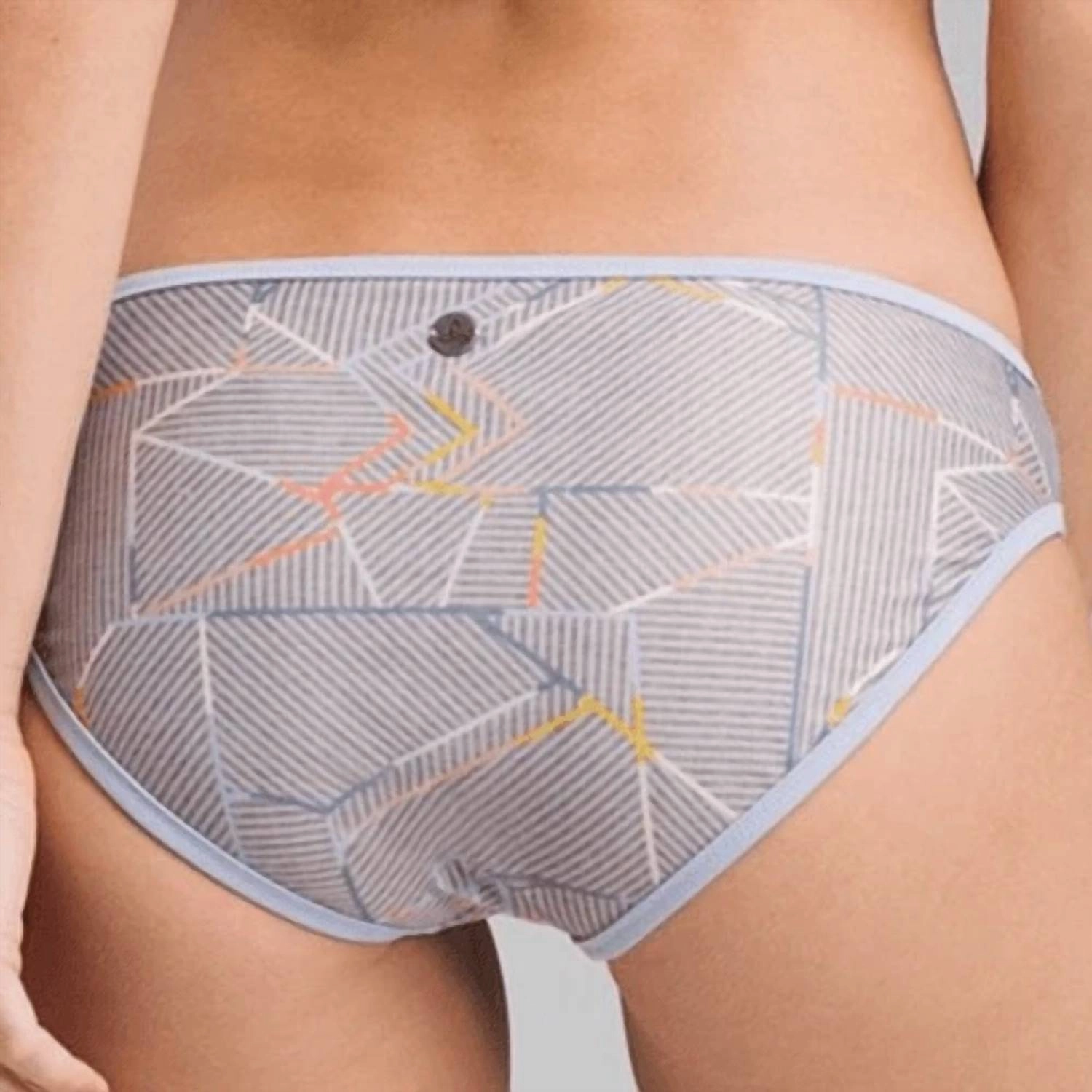 Makani Reversible Swim Bikini Bottom In Grey Jiggy