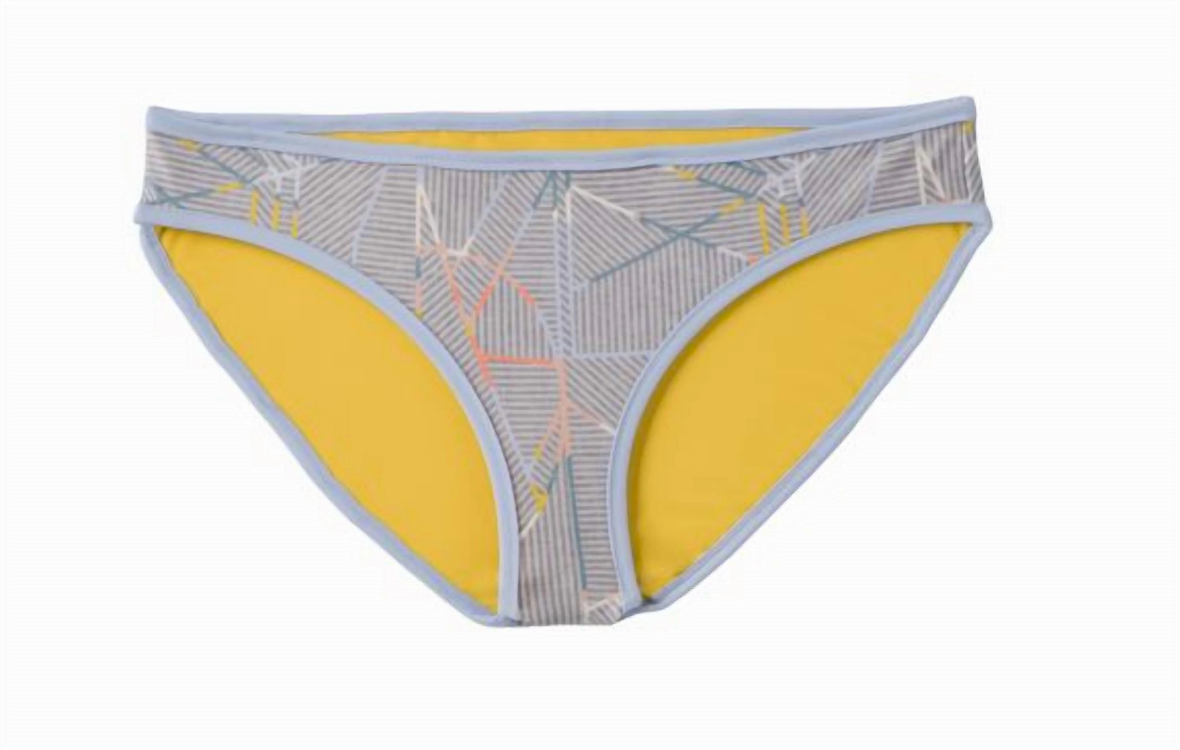 Makani Reversible Swim Bikini Bottom In Grey Jiggy