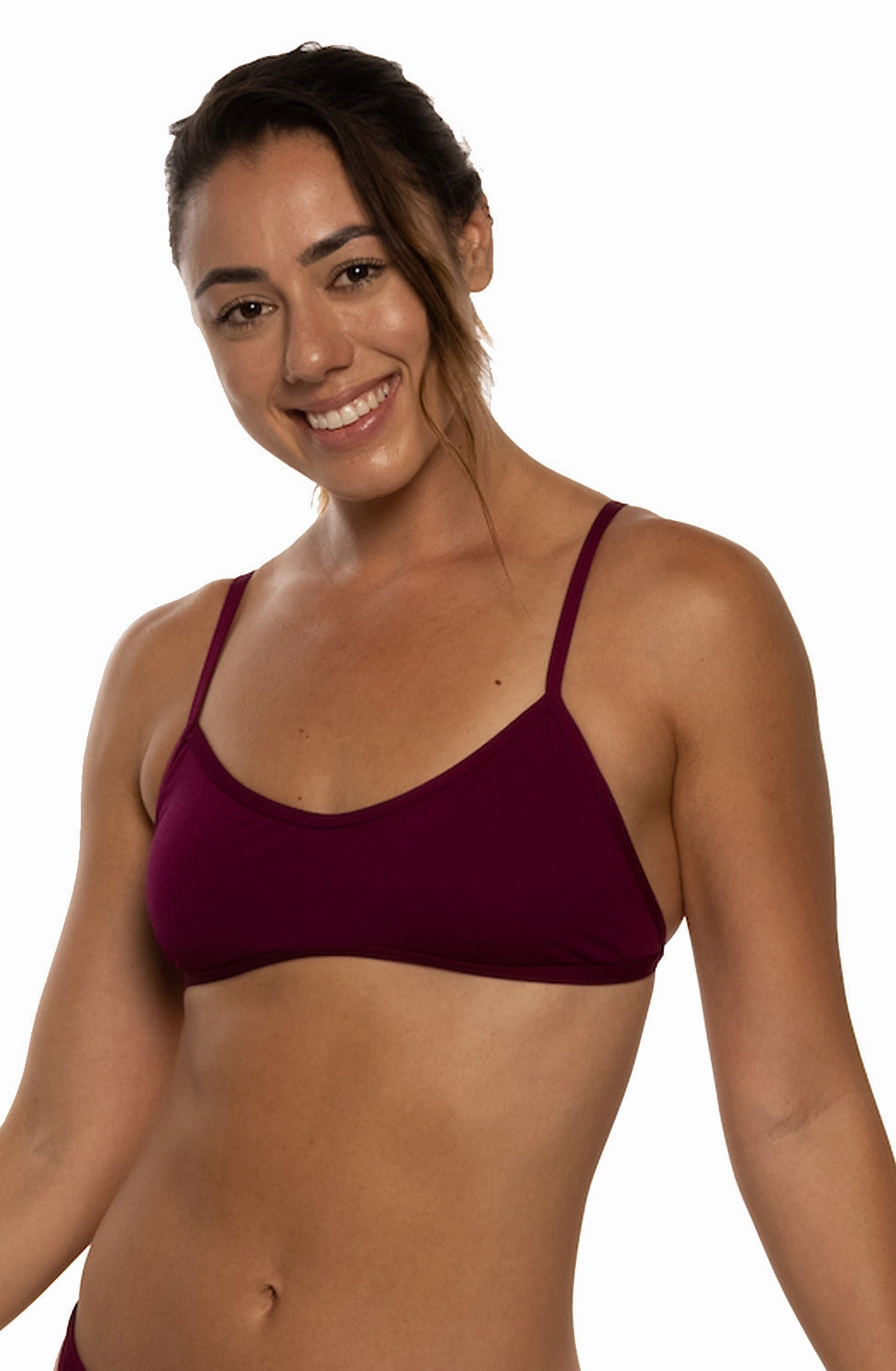 Malia Bikini Top - Cabernet