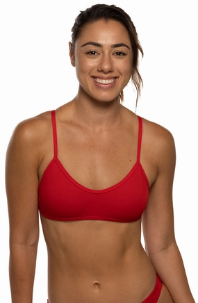 Malia Bikini Top - Red