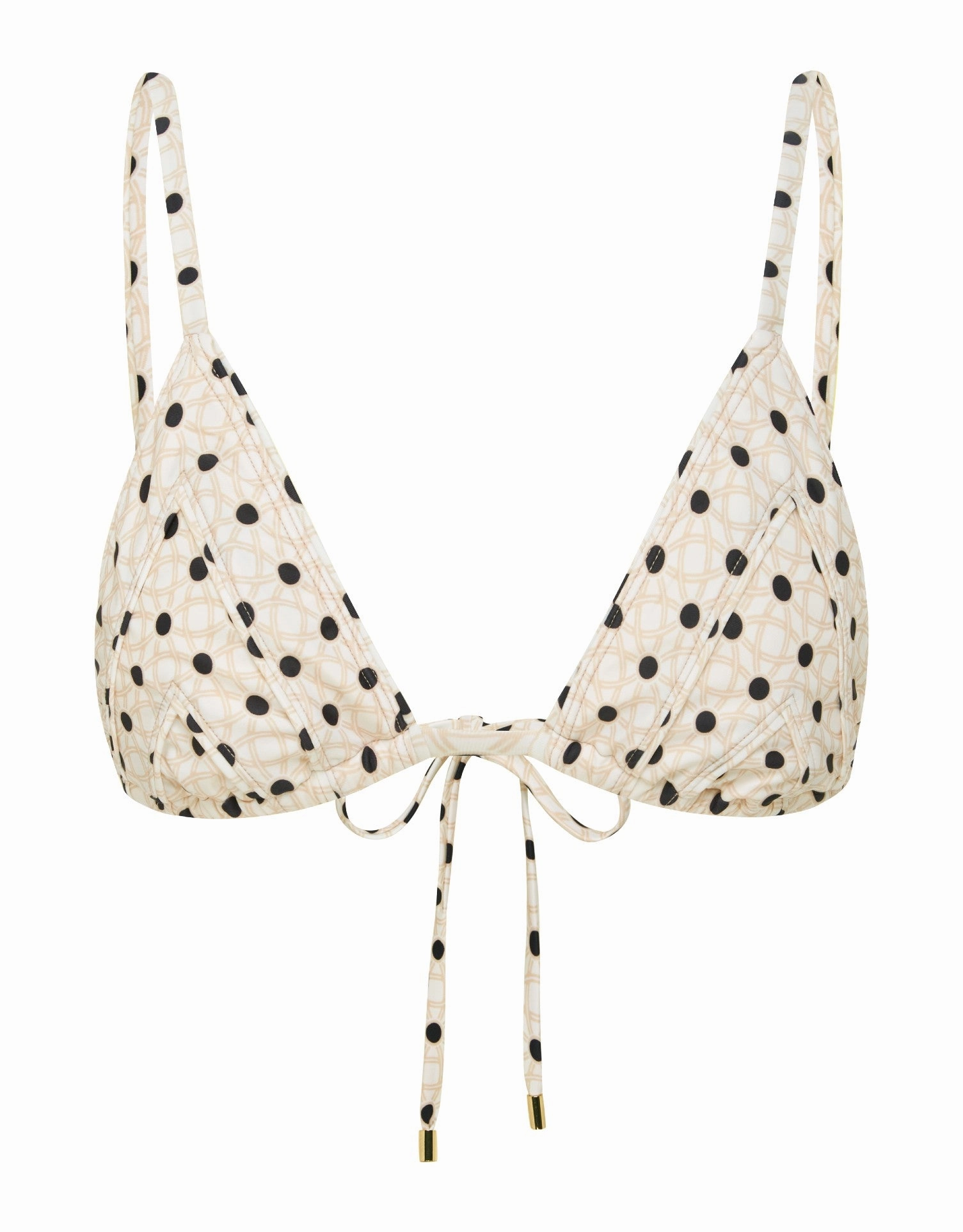 Many Moons Triangle Bikini Top, Removable Cups