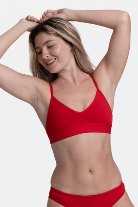 Mara Bikini Top - Red