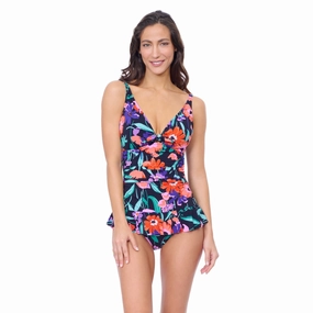 Marguerite V Neck Swimdress