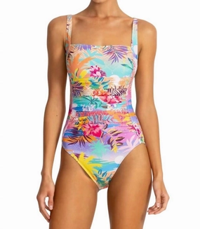 Marilyn Ruched One Piece In Zeru