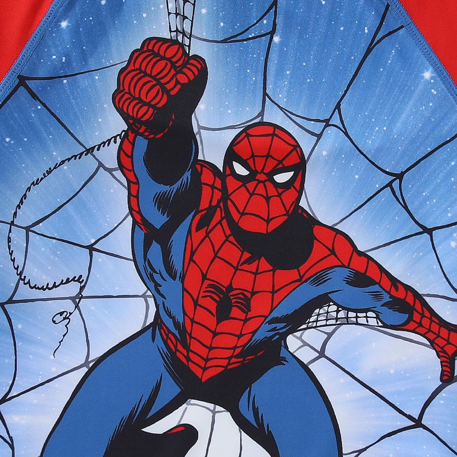 Marvel Spider-Man Boys UPF 50  Rash Guard and Swim Trunks for Toddler and Big Kids