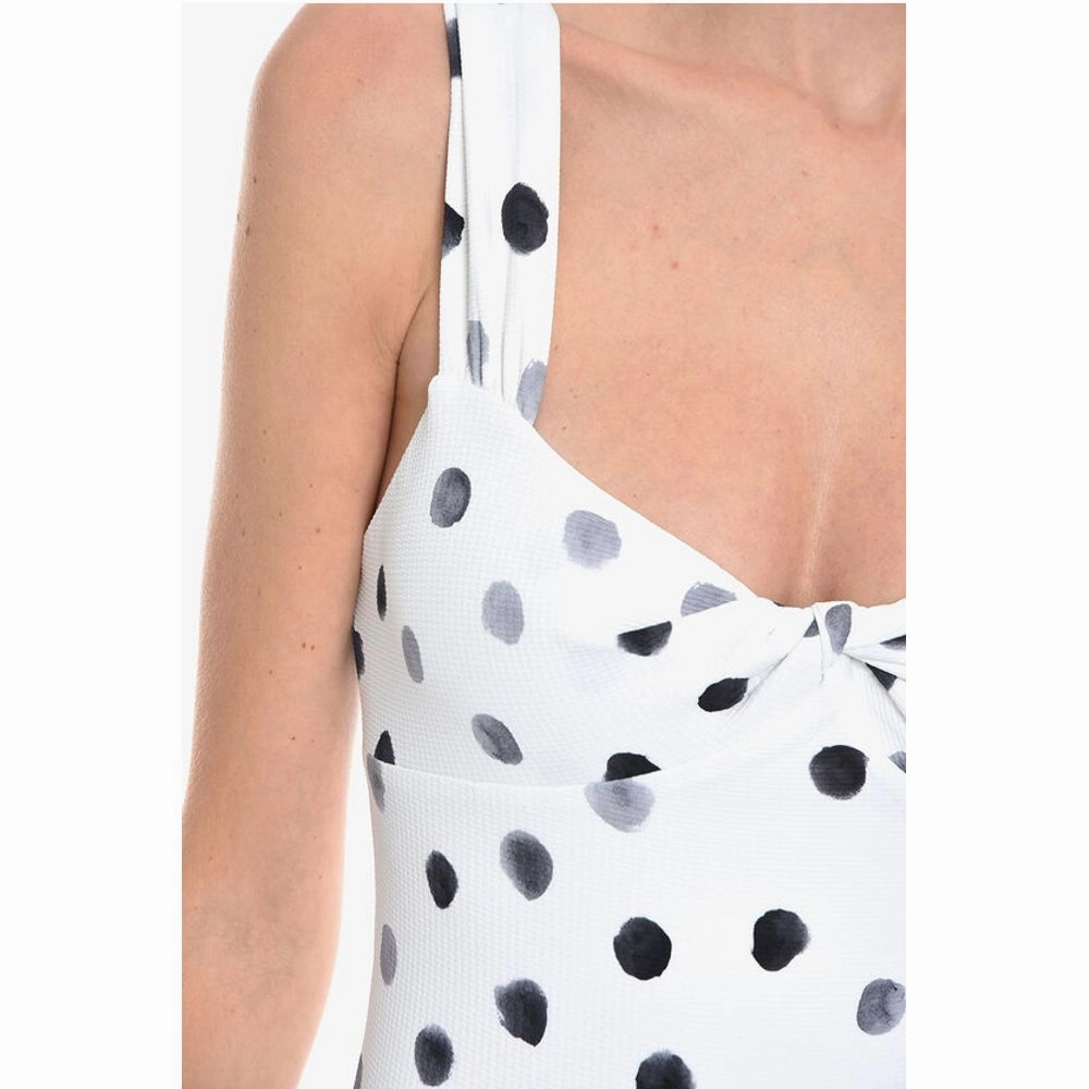 Marysia Polka Dots LEHI One-Piece Swimsuit with Bow On the Women's Front