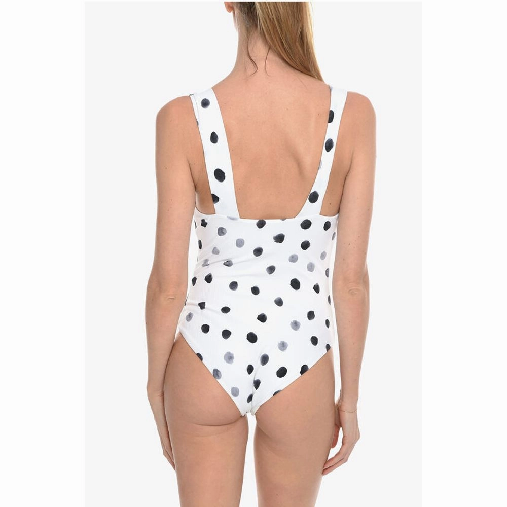 Marysia Polka Dots LEHI One-Piece Swimsuit with Bow On the Women's Front