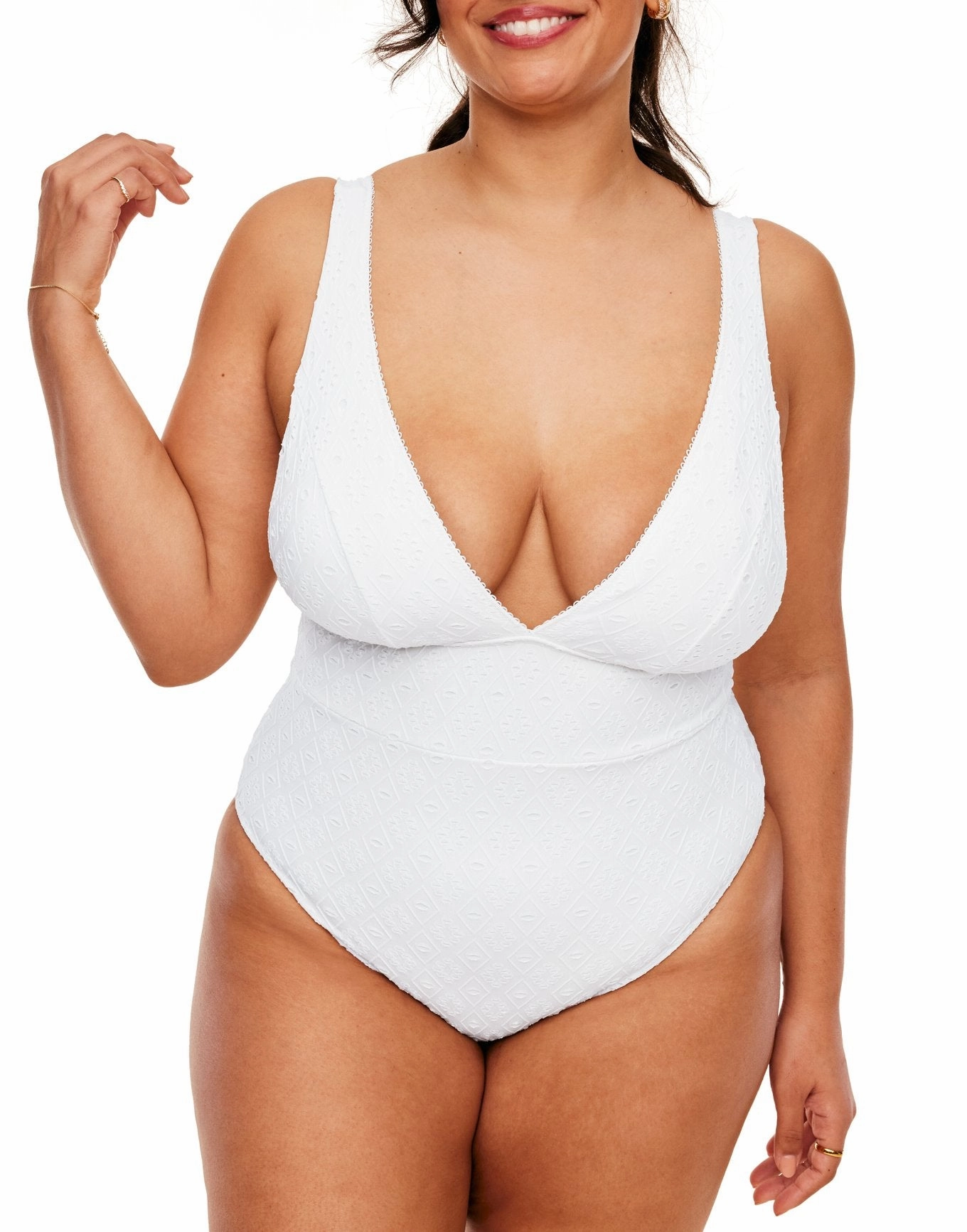 Melony Women's Plus-Size Swimwear One-piece Swimsuit