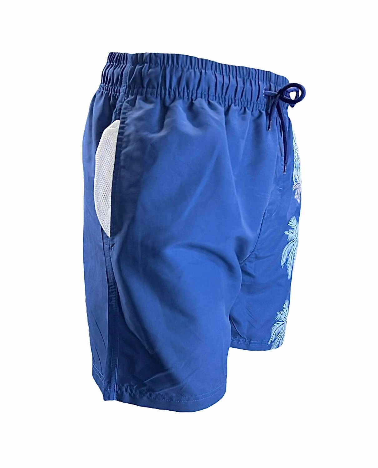 Men's Swim Short Palms In Navy