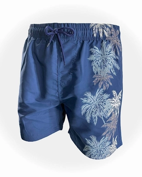 Men's Swim Short Palms In Navy