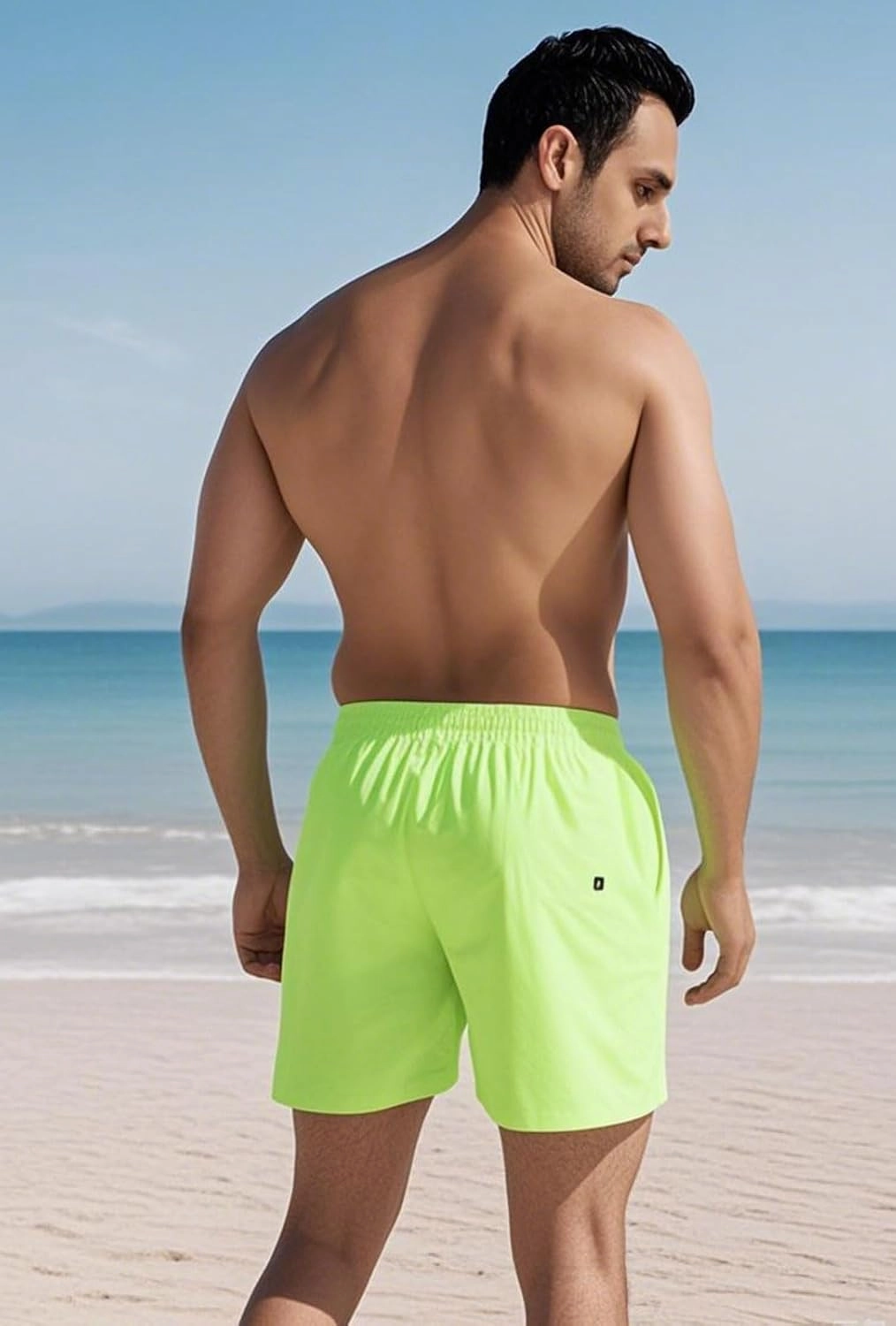 Men's Swim Trunks 5 Inch Quick Dry Board Shorts Mesh Lining Swimming Trunks Beach Shorts for Men Bathing Suits