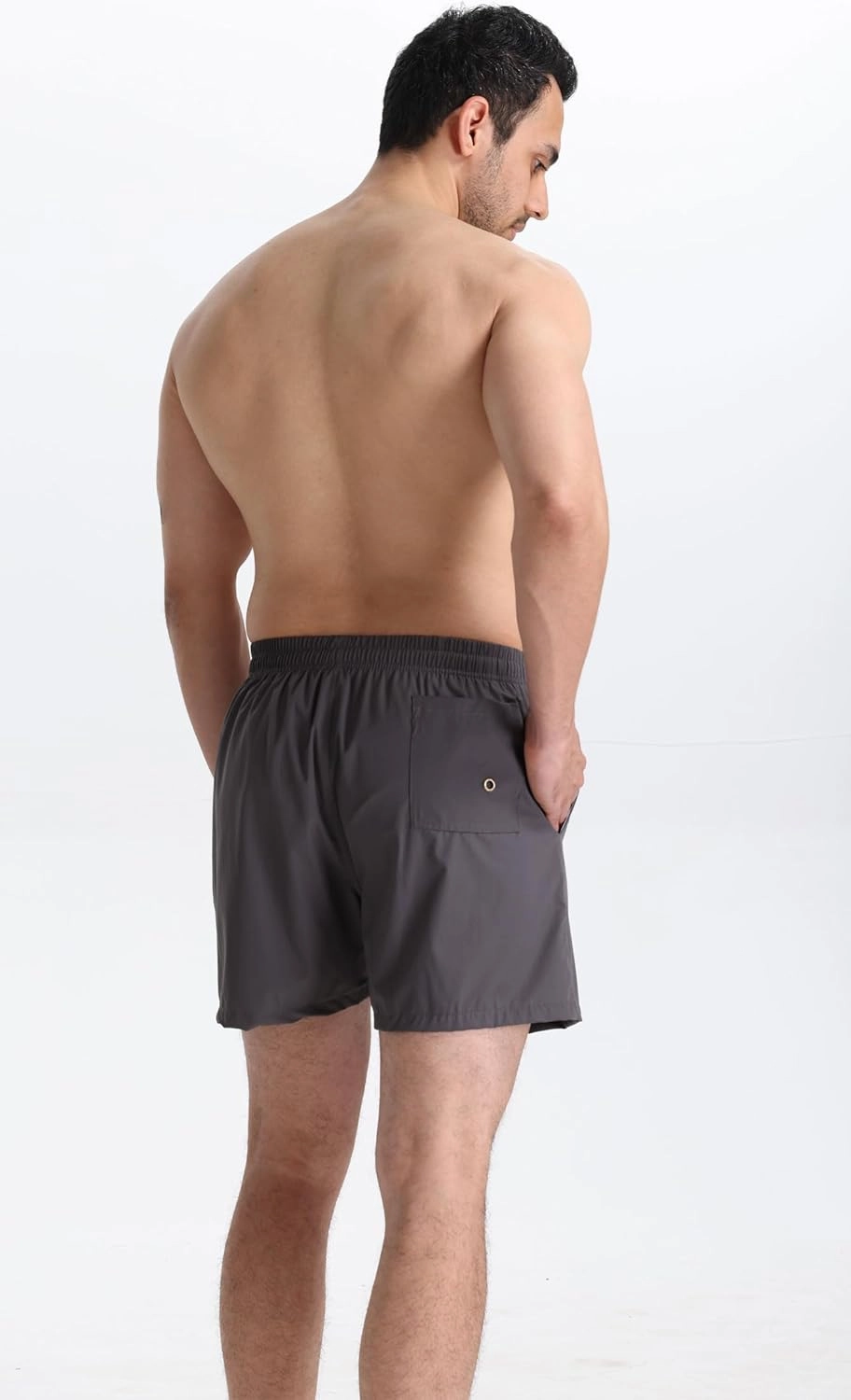Mens Swim Trunks 5" with Mesh Lining Quick Dry Beach Shorts for Swimming Men Bathing Suit