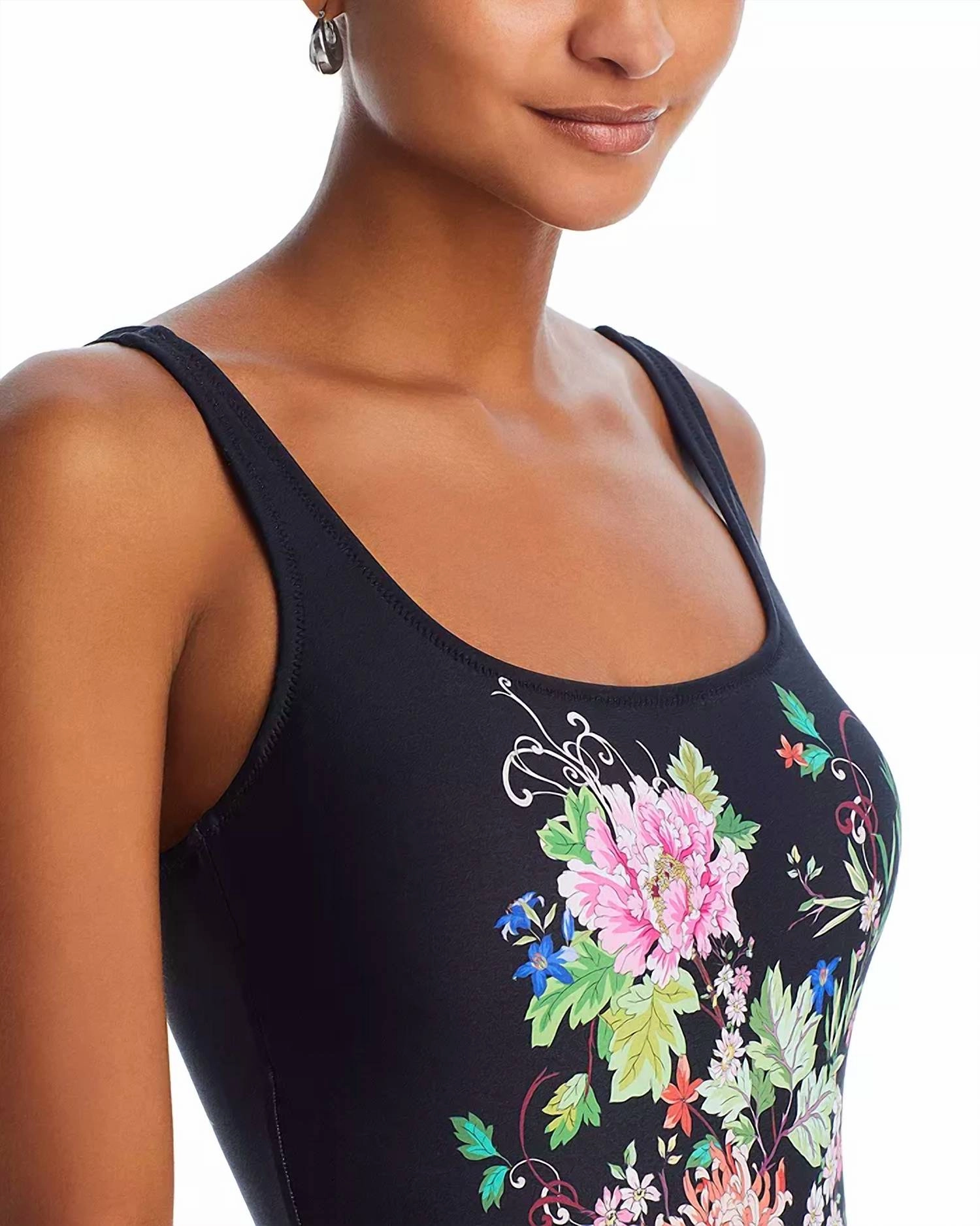 Metalli Notte One Piece Tank Suit In Multicolor