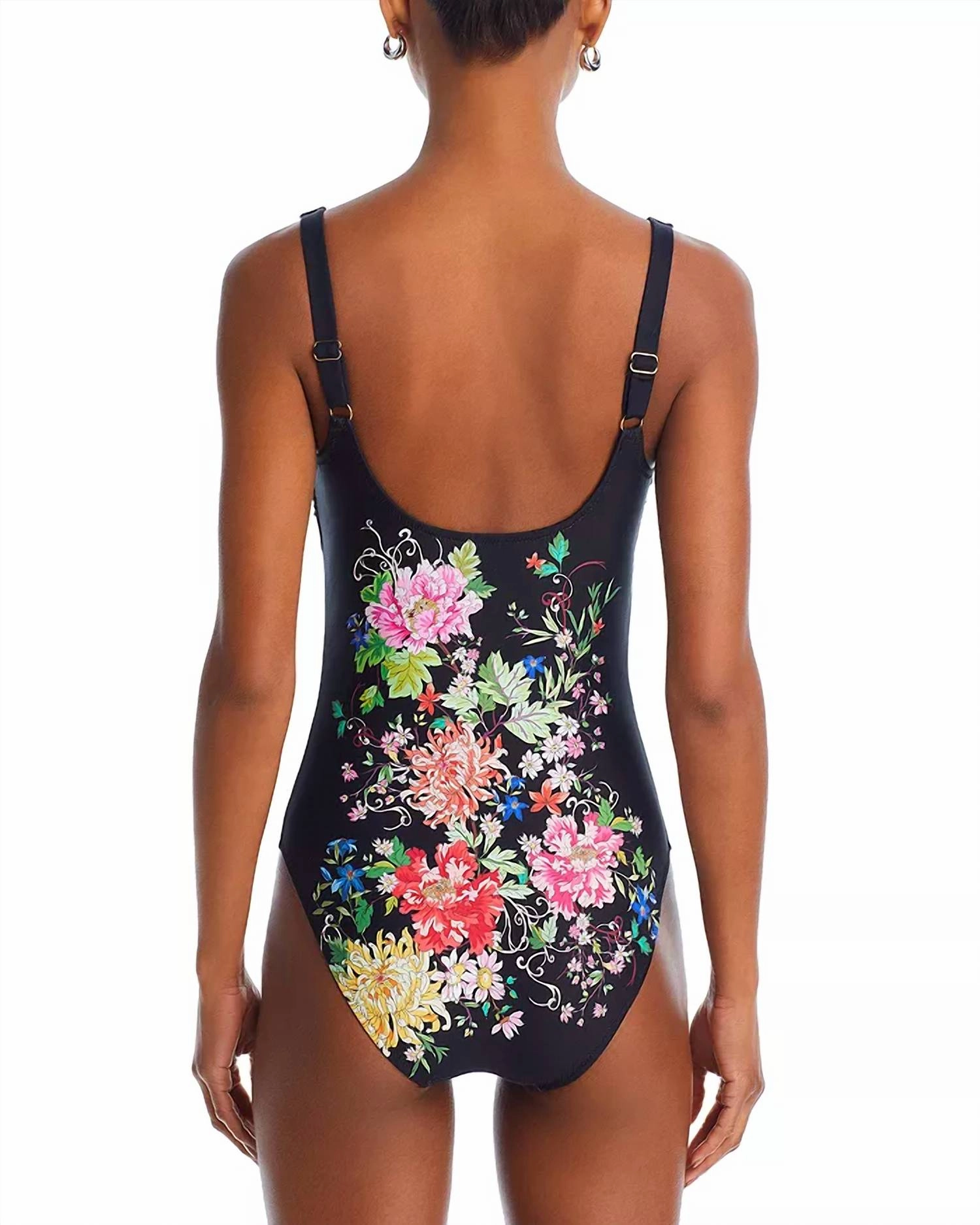 Metalli Notte One Piece Tank Suit In Multicolor
