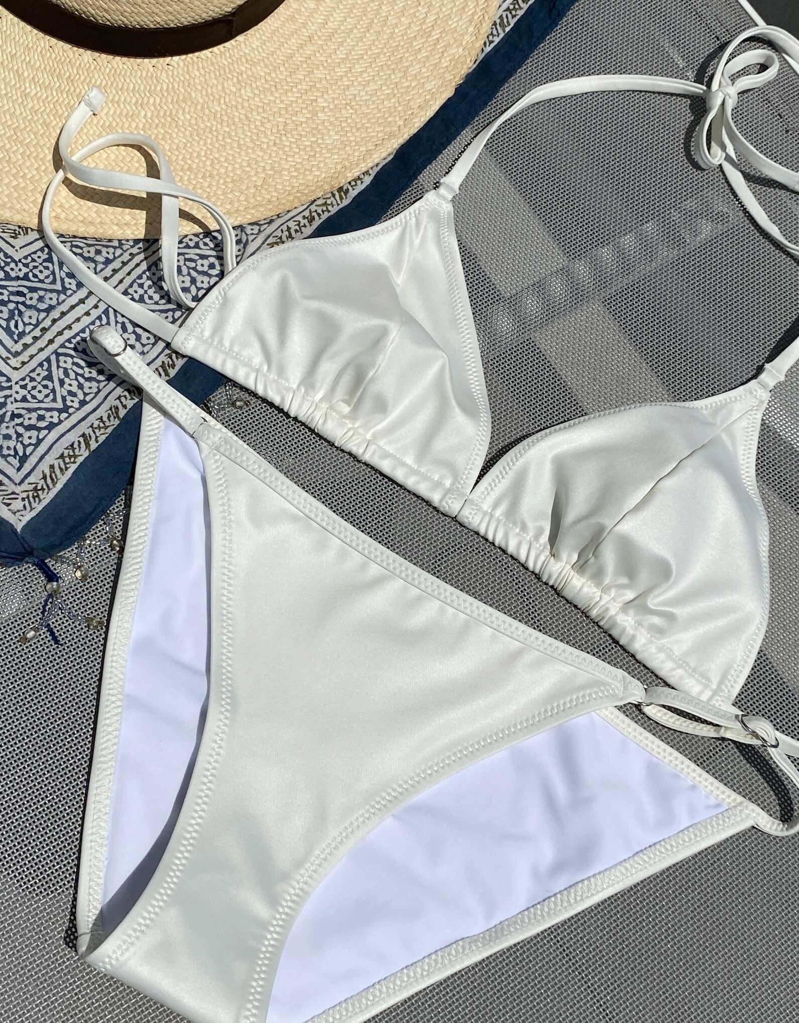 Mica Triangle Bikini Top Coco