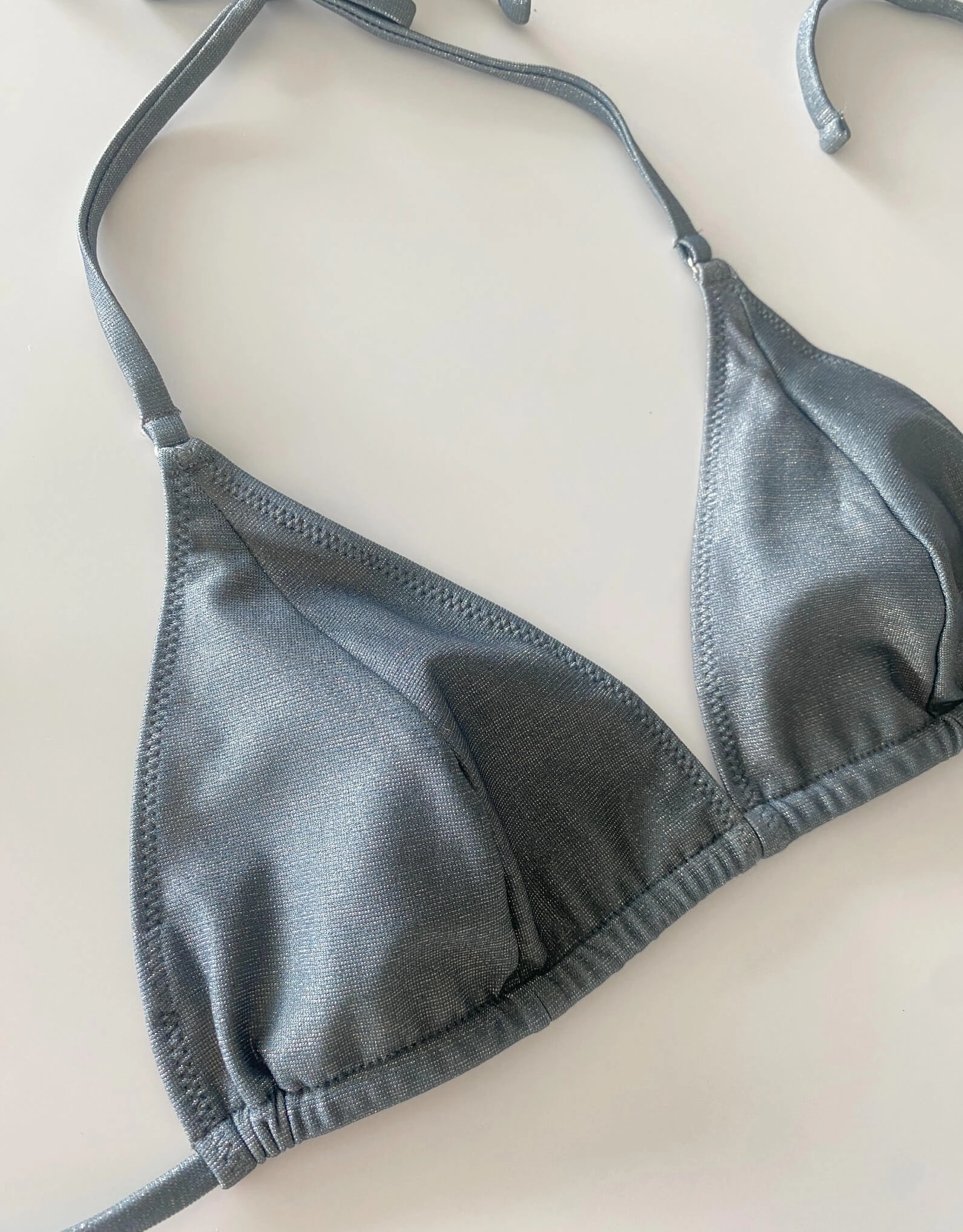 Mica Triangle Bikini Top Moonlight