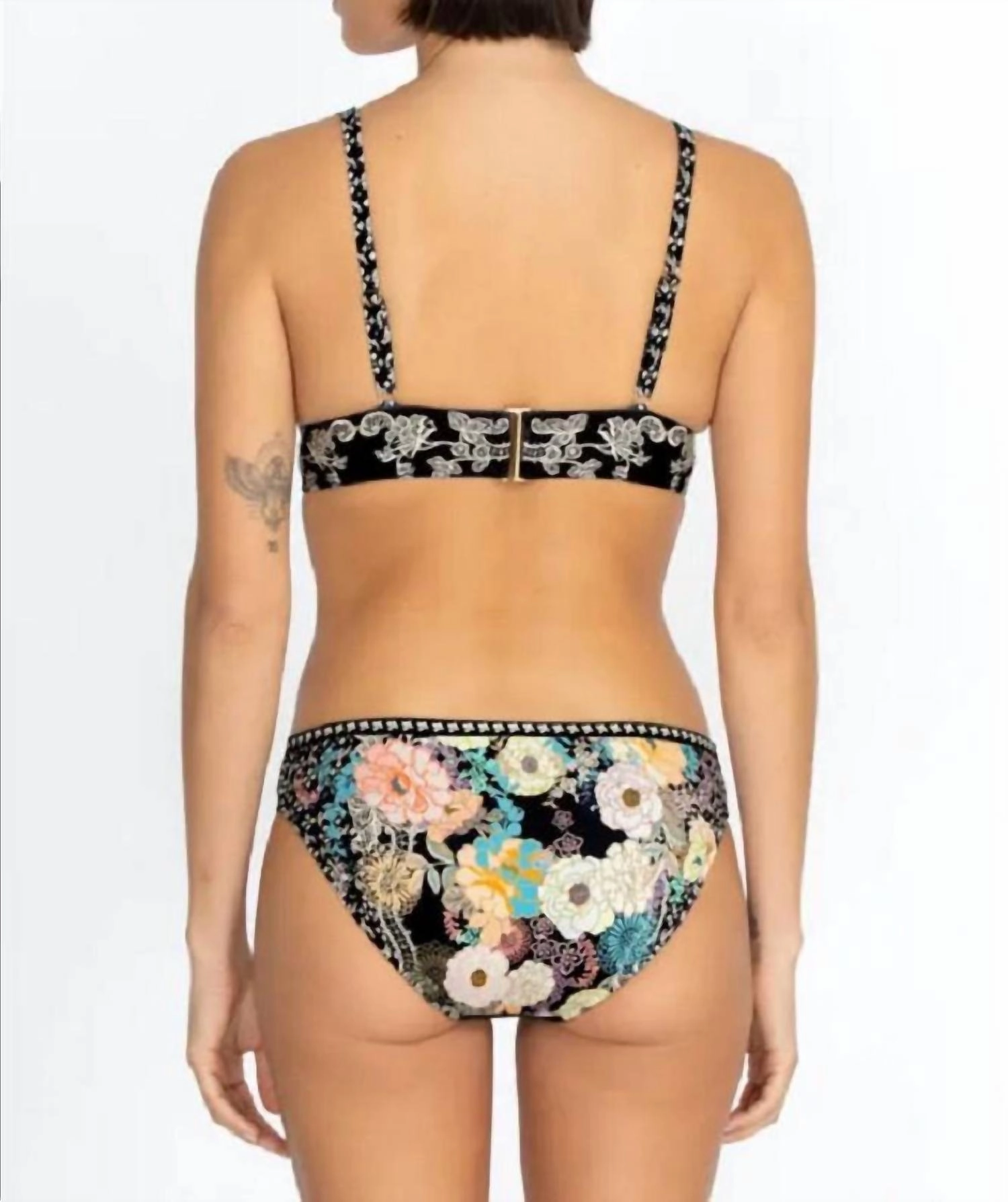 Mila Adjustable Bikini Top In Multi