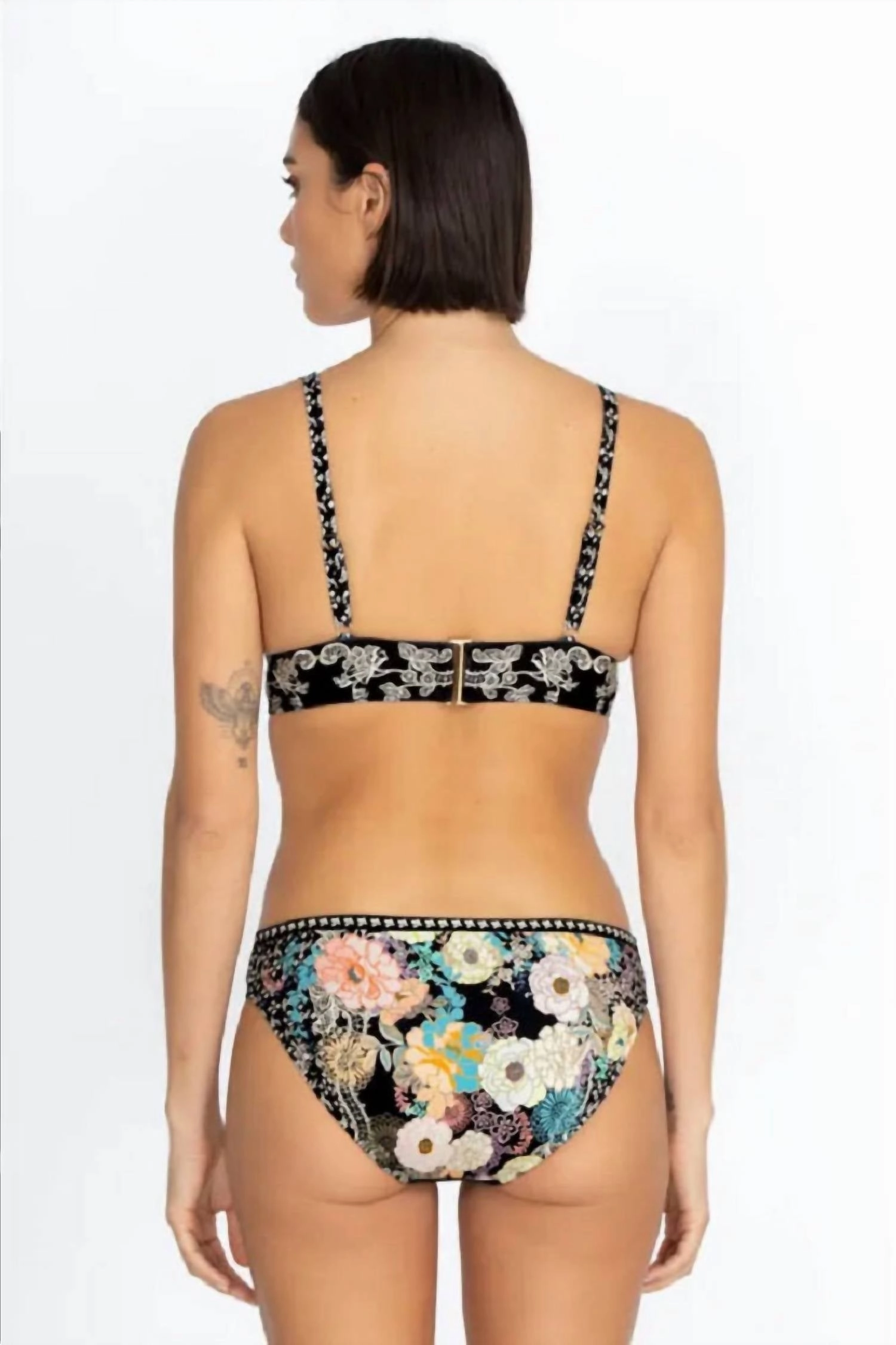 Mila Adjustable Bikini Top In Multi