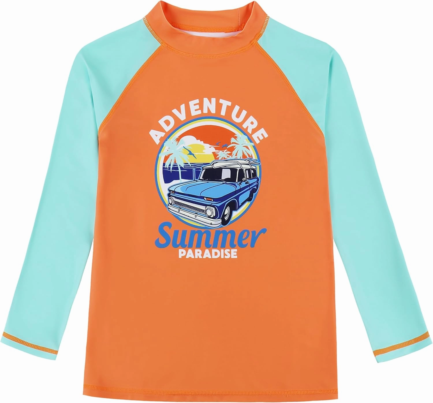 MILANKERR Toddler Boys Rash Guard Sets,Swim Trunks with Compression Liner,Swim Shirt Sets