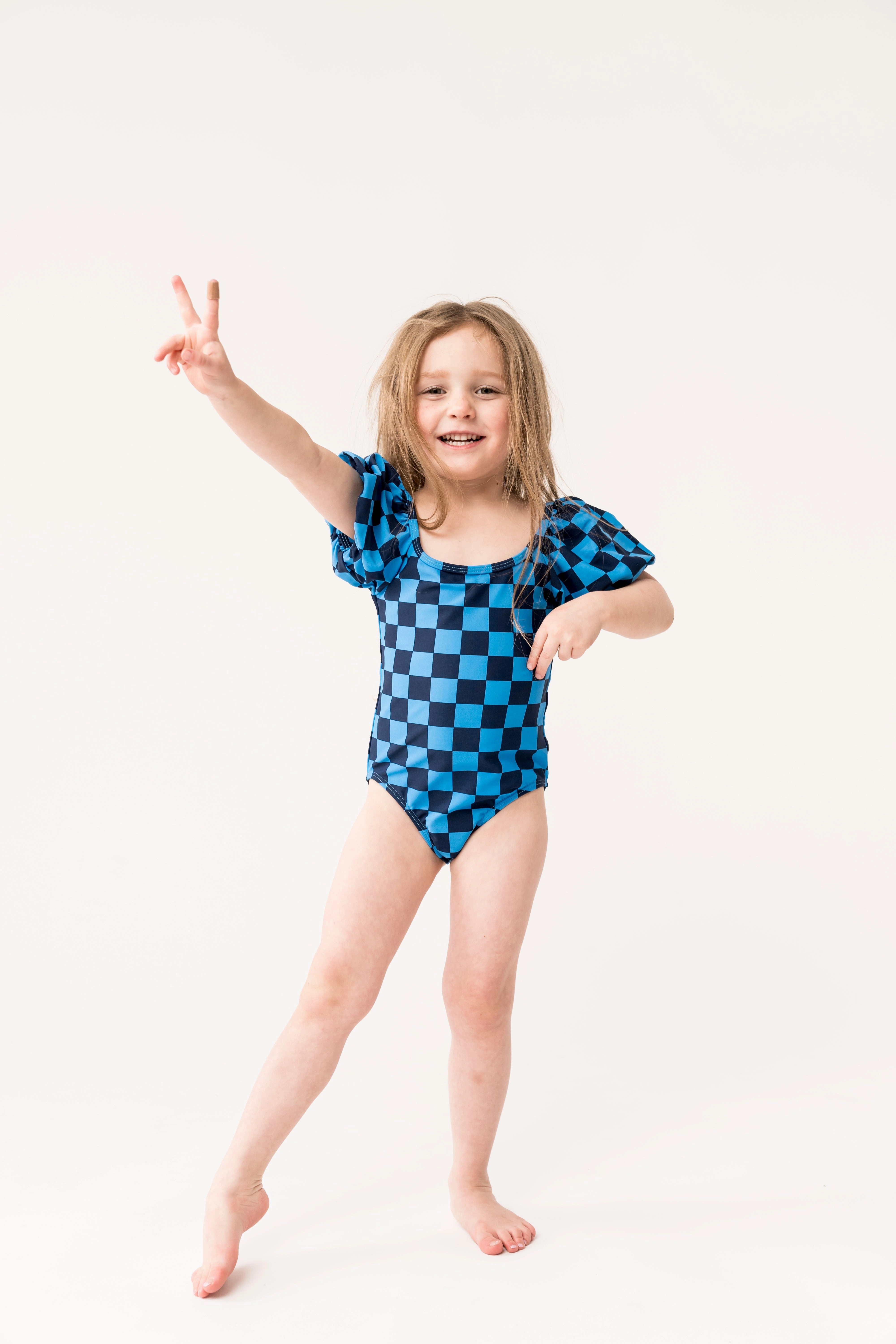 Mini Pura Vida One Piece | Blue Check