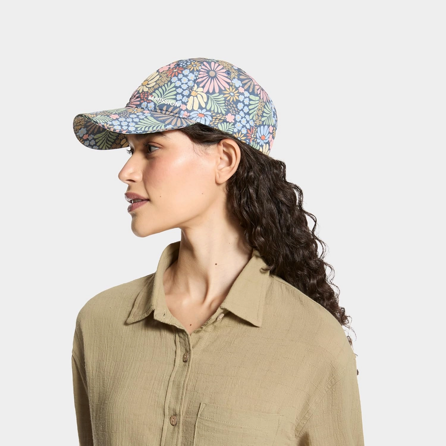 MISSION Cooling UPF Performance Hat - Unisex One Size Cap for Workouts, Golf & Running - Sweat & Water Activated Technology