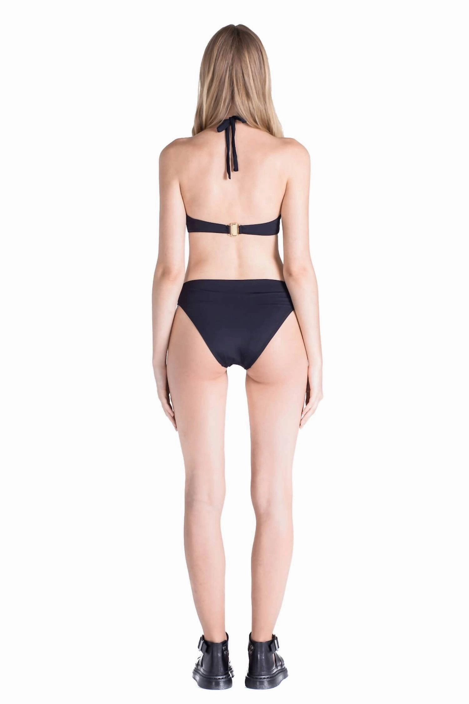 Monokini Carol Swimsuit In Black