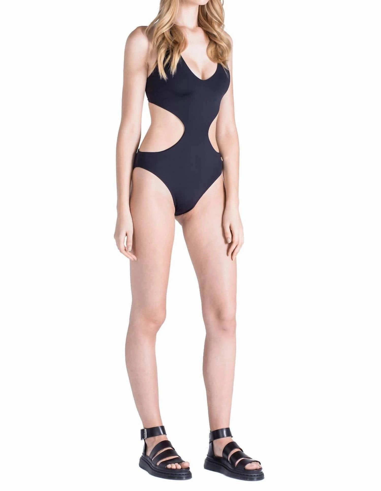 Monokini Carol Swimsuit In Black