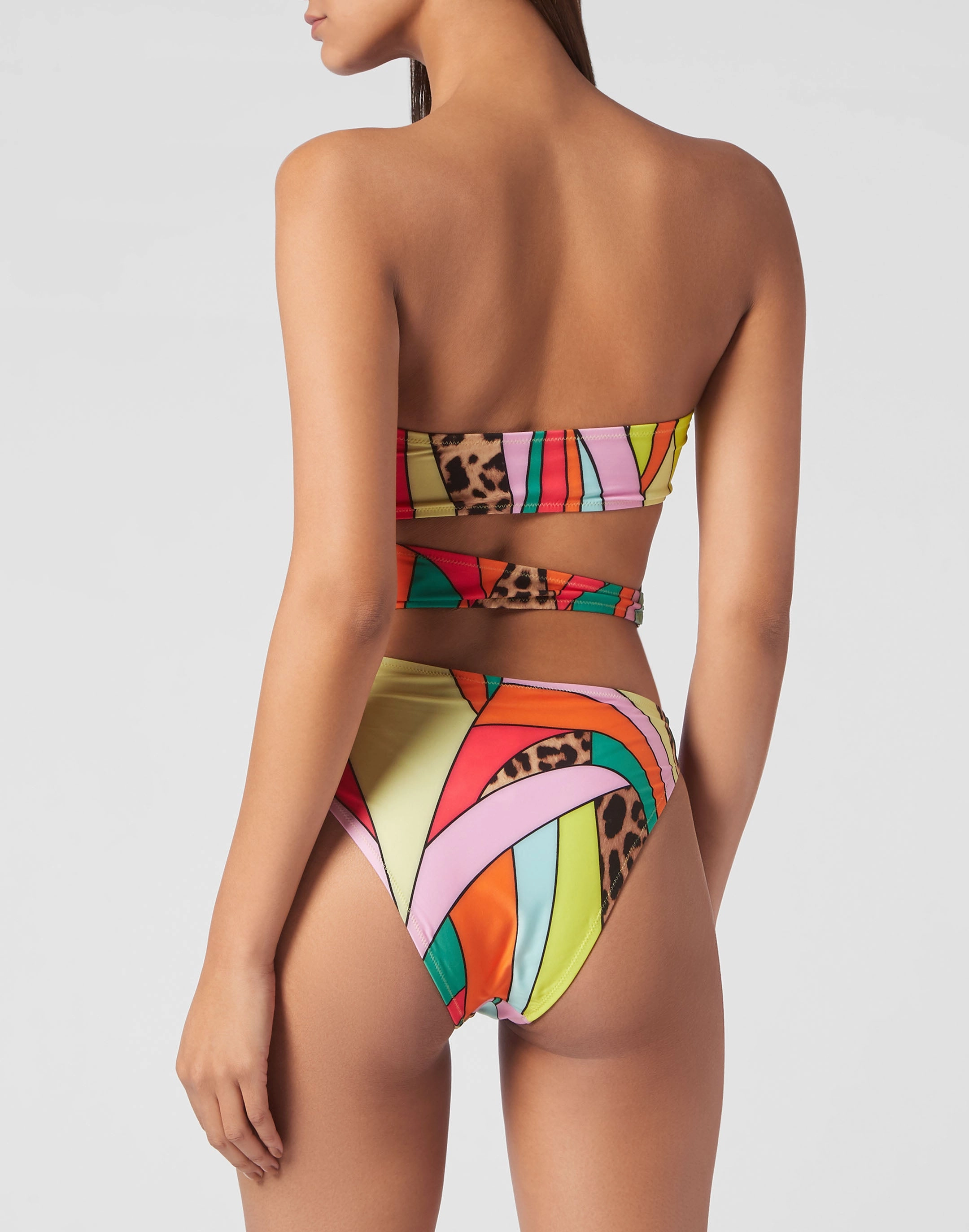 Monokini Rainbow Patchwork