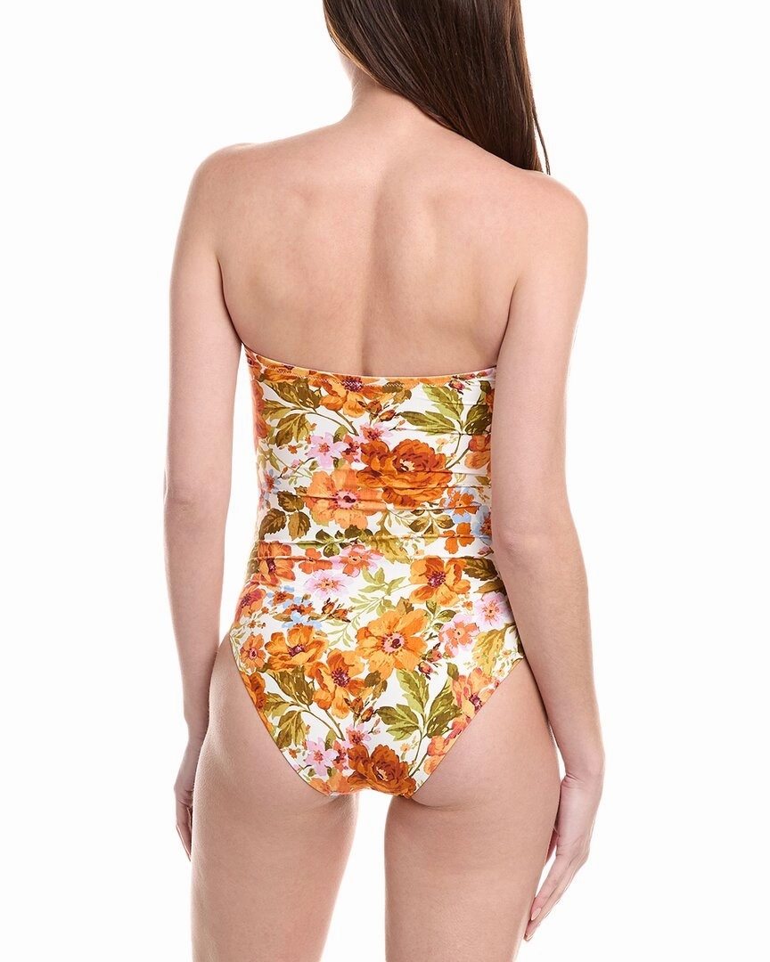 Monte and Lou Evie Ruched Bandeau One-Piece