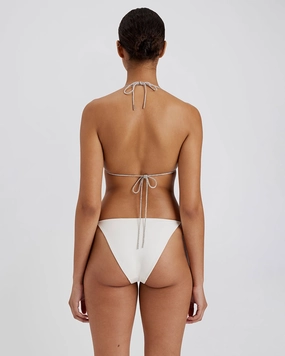 Morgan Rhinestone Bikini Bottom Brule