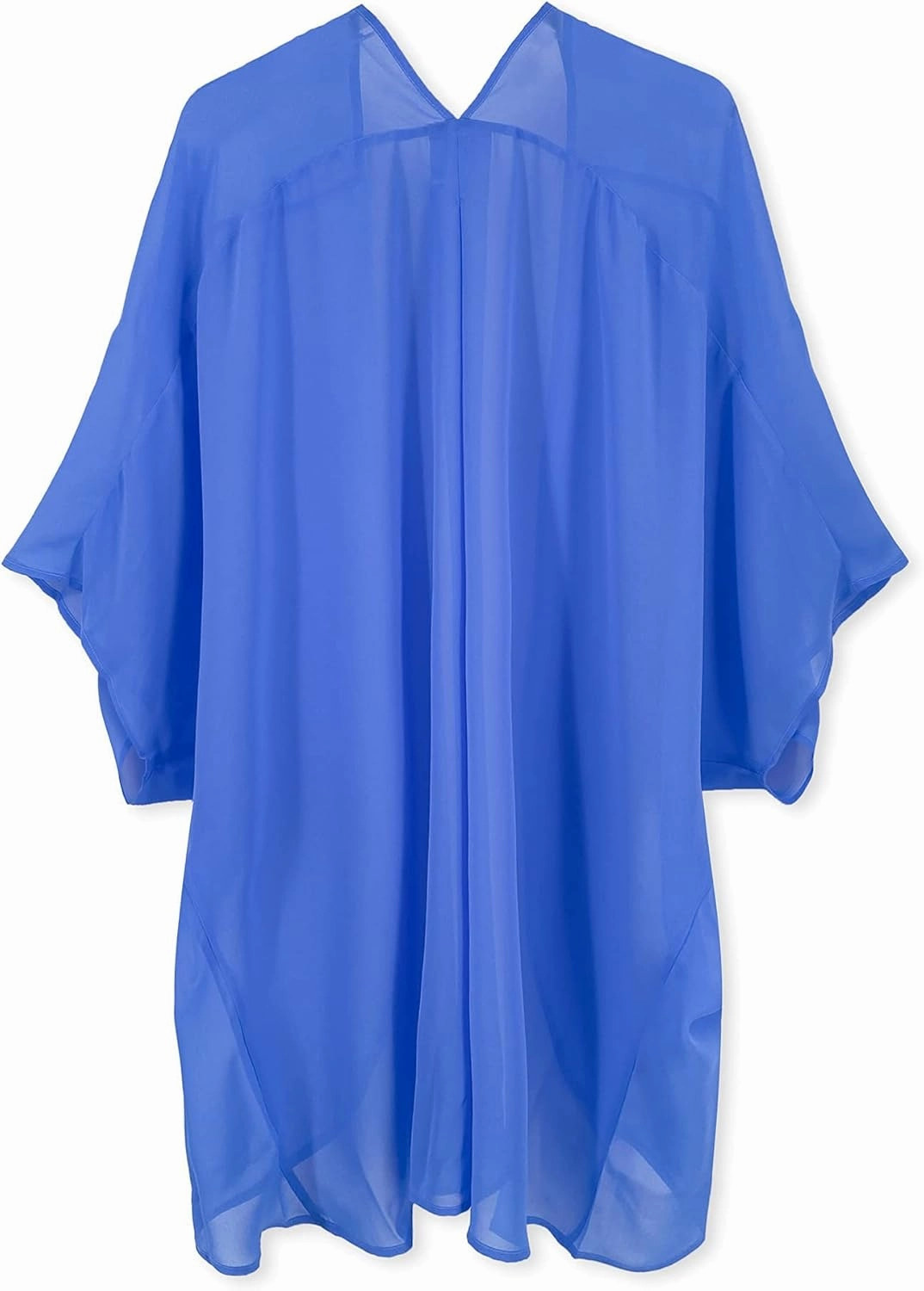 Moss Rose Women's Beach Kimono Coverup Sheer Chiffon Cover Ups, Casual Loose Open Front Cardigan Tops