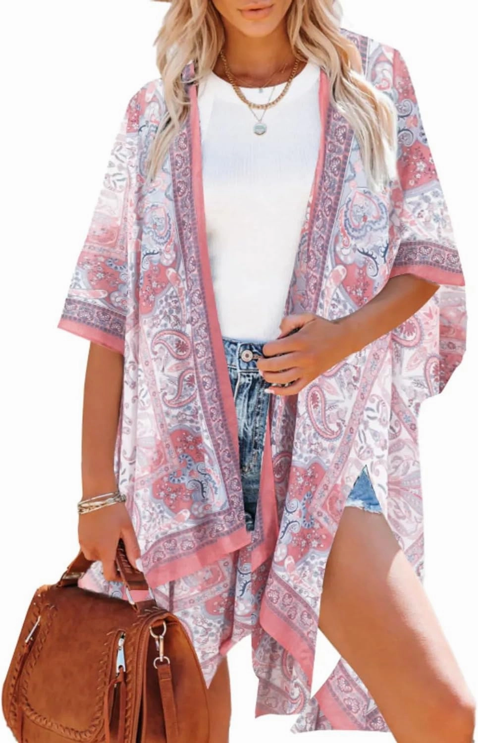 Moss Rose Women Summer Bikini Kimono Bathing Suit Cover Ups for Swimwear