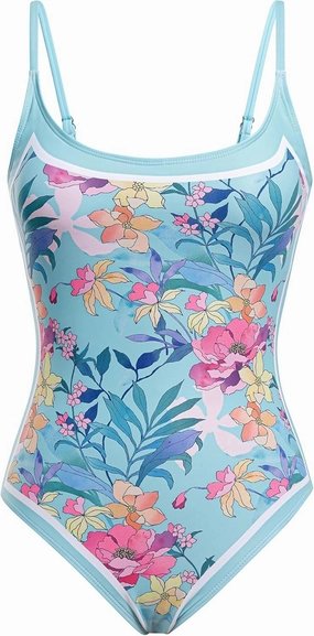Narecte Sexy One Piece Bathing Suit for Women Tummy Control High Cut One Piece Swimsuit Womens Swim Suit