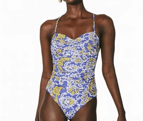 Natasha One Piece Swimsuit In Azores Print