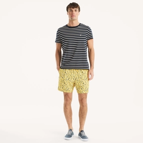 Nautica Mens 6" Printed Quick-Dry Swim