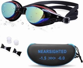Nearsighted Swim Goggles, Shortsighted Swimming Goggles